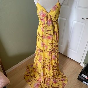 Maxi floral dress